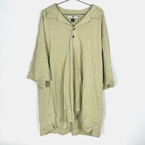 Tommy Bahama Silk and Cotton Tan Polo Shirt